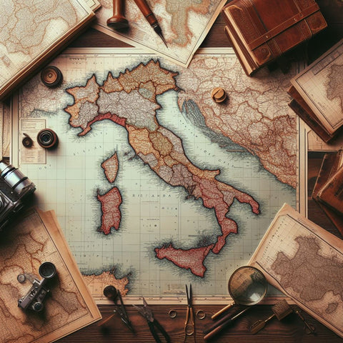 Exploring Italy’s History Through Vintage Maps: A Journey with VizCart