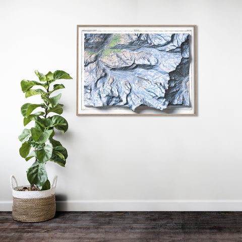 Zermatt (Switzerland), Topographic map - 1970, 2D printed shaded relief map with 3D effect of a 1970 topographic map of Zermatt (Switzerland). Shop our beautiful fine art printed maps on supreme Cotton paper. Vintage maps digitally restored and enhanced with a 3D effect, VizCart from Vizart