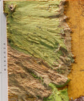 Pampas (Argentina), Soil map - 1976, 2D printed shaded relief map with 3D effect of a 1976 soil map of Pampas province (Argentina). Shop our beautiful fine art printed maps on supreme Cotton paper. Vintage maps digitally restored and enhanced with a 3D effect., VizCart from Vizart