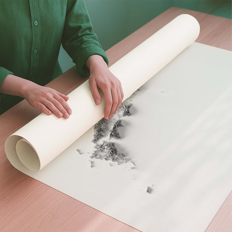 Japan white shaded relief elevation map printed on fine art paper rolled poster ready for shipping