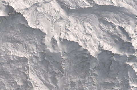 Denali area map in shaded relief by VizCart