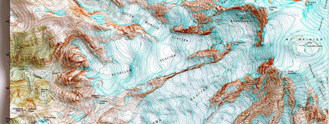 Our collection of topographic shaded relief maps, created by VizCart VizArt