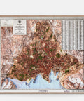 Kristiania (Norway), City map - 1901, 2D printed shaded relief map with 3D effect of a 1901 city map of Kristiania (Oslo, Norway). Shop our beautiful fine art printed maps on supreme Cotton paper. Vintage maps digitally restored and enhanced with a 3D effect., VizCart from Vizart