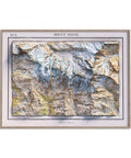Mt Rosa (Italy), Topographic map - 1899, 2D printed shaded relief map with 3D effect of a 1899 topographic map of Monte Rosa. Shop our beautiful fine art printed maps on supreme Cotton paper. Vintage maps digitally restored and enhanced with a 3D effect. VizCart from Vizart