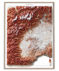 Piedmont (Italy), Topographic map - 1935, 2D printed shaded relief map with 3D effect of a 1935 topographic map of Piedmont (Italy). Shop our beautiful fine art printed maps on supreme Cotton paper. Vintage maps digitally restored and enhanced with a 3D effect. VizCart from Vizart