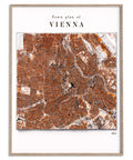 Vienna (Austria), 1934 city shaded relief map with 3D effect created by VizArt. Enjoy free shipping on VizCart.