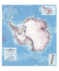 1986 Antarctica restored vintage topographic map reprinted on fine art paper. VizCart from VizArt.