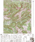 1987 Valley of Soča (Slovenia) restored vintage topographic map reprinted on fine art paper. VizCart from VizArt.