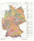1995 Germany restored vintage soil map reprinted on fine art paper. VizCart from VizArt.