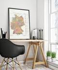1995 Germany restored vintage soil map reprinted on fine art paper. VizCart from VizArt.
