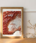 Piedmont (Italy), Topographic map - 1935, 2D printed shaded relief map with 3D effect of a 1935 topographic map of Piedmont (Italy). Shop our beautiful fine art printed maps on supreme Cotton paper. Vintage maps digitally restored and enhanced with a 3D effect. VizCart from Vizart