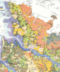 1995 Germany restored vintage soil map reprinted on fine art paper. VizCart from VizArt.