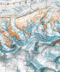 Mt Bear (Alaska, USA), Topographic map - 1966, 2D printed shaded relief map with 3D effect of a 1966 topographic map of Mt Bear (Alaska, USA). Shop our beautiful fine art printed maps on supreme Cotton paper. Vintage maps digitally restored and enhanced with a 3D effect. VizCart from Vizart