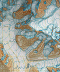 Mt Bona (Alaska, USA), Topographic map - 1966, 2D printed shaded relief map with 3D effect of a 1966 topographic map of Mt Bona (Alaska, USA). Shop our beautiful fine art printed maps on supreme Cotton paper. Vintage maps digitally restored and enhanced with a 3D effect. VizCart from Vizart