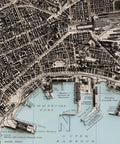 Naples (Italy), City map - 1943, 2D printed shaded relief map with 3D effect of a 1943 city map of Naples. Shop our beautiful fine art printed maps on supreme Cotton paper. Vintage maps digitally restored and enhanced with a 3D effect. VizCart from Vizart