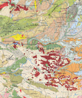 1966 Spanish peninsula and Baleares restored vintage soil map reprinted on fine art paper. VizCart from VizArt.