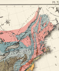 1874 United States of America restored vintage geological map reprinted on fine art paper. VizCart from VizArt.