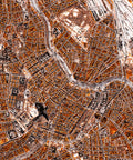 Vienna (Austria), 1934 city shaded relief map with 3D effect created by VizArt. Enjoy free shipping on VizCart.