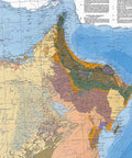 1963 Arabian Peninsula restored vintage geological map reprinted on fine art paper. VizCart from VizArt.