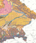 1995 Germany restored vintage soil map reprinted on fine art paper. VizCart from VizArt.