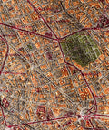Paris (France), 1916 city shaded relief map with 3D effect created by VizArt. Enjoy free shipping on VizCart.