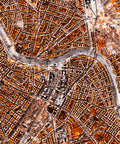 Vienna (Austria), 1934 city shaded relief map with 3D effect created by VizArt. Enjoy free shipping on VizCart.