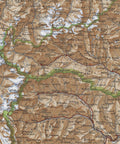 1930 Aosta and Turin (Italy) restored vintage topographic map reprinted on fine art paper. VizCart from VizArt.