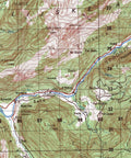 1987 Valley of Soča (Slovenia) restored vintage topographic map reprinted on fine art paper. VizCart from VizArt.