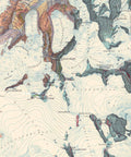 1939 Grossglockner (Austria) restored vintage geological map reprinted on fine art paper. VizCart from VizArt.