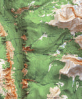 Mt Whitney (California, USA), Topographic map - 1960, 2D printed shaded relief map with 3D effect of a 1960 topographic map of Mt Whitney (California, USA). Shop our beautiful fine art printed maps on supreme Cotton paper. Vintage maps digitally restored and enhanced with a 3D effect. VizCart from Vizart