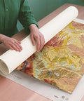 Colorado (USA) 1979 geological restored antique shaded relief map print on fine art paper rolled poster ready for shipping