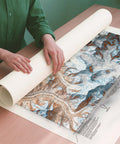 Mt Denali (USA) 1964 topographic restored antique shaded relief map print on fine art paper rolled poster ready for shipping