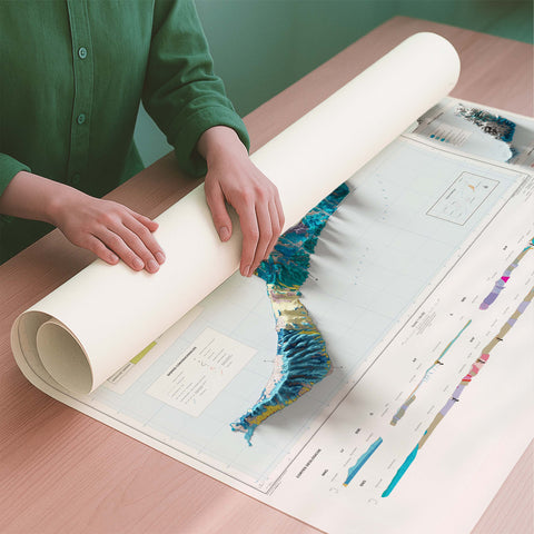 Fuerteventura (Spagna), mappa geologica - 1991