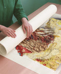 Idaho (USA) 1947 geological restored antique shaded relief map print on fine art paper rolled poster ready for shipping