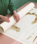 Italy geo shaded relief elevation map printed on fine art paper rolled poster ready for shipping