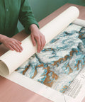 Mt Bear (USA) 1966 topographic restored antique shaded relief map print on fine art paper rolled poster ready for shipping