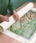 Mt Foraker (Alaska, USA) 1973 topographic restored antique shaded relief map print on fine art paper rolled poster ready for shipping