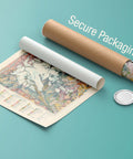 A Grossglockner geological map of 1939 rolled in our secure packaging