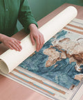 Albania 1920 topographic restored antique shaded relief map print on fine art paper rolled poster ready for shipping