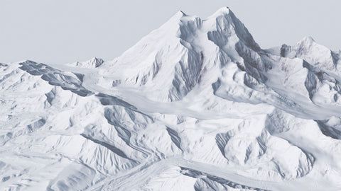 Denali peak as 3d model by VizCart