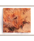 Hoggar (Algeria), Elevation tint - Red, 2D printed shaded relief map with 3D effect of Hoggar mountains (Algeria) with red hypsometric tint. Shop our beautiful fine art printed maps on supreme Cotton paper. Vintage maps digitally restored and enhanced with a 3D effect. VizCart from Vizart