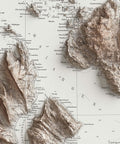 Hekkingen (Norway), Topographic map - 1930, 2D printed shaded relief map with 3D effect of a 1930 topographic map of Hekkingen (Norway). Shop our beautiful fine art printed maps on supreme Cotton paper. Vintage maps digitally restored and enhanced with a 3D effect. VizCart from Vizart